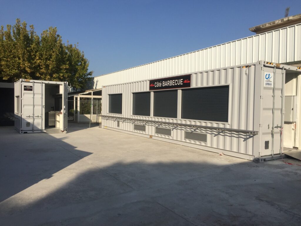 containers snack barbecue entreprise