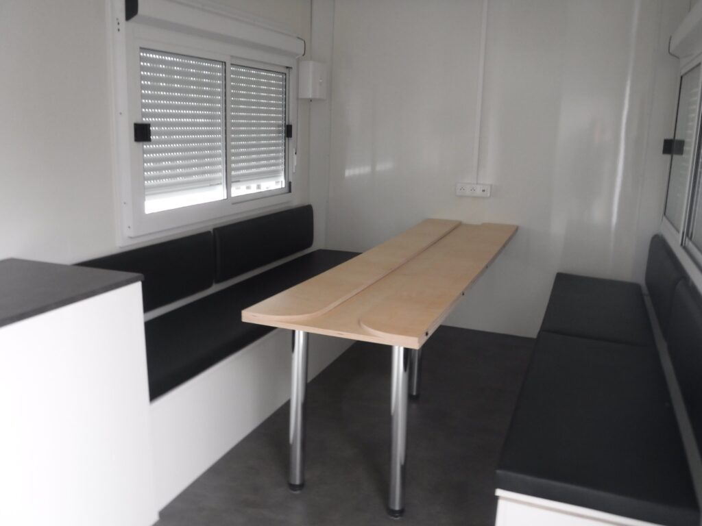 Réfectoire et salle de repos modulaires